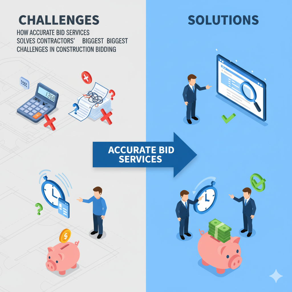 how accurate bid services solves contractors’ biggest challenges in construction bidding (abs)